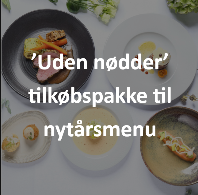 'Uden nødder' tilkøbspakke til nytårsmenuen 2025