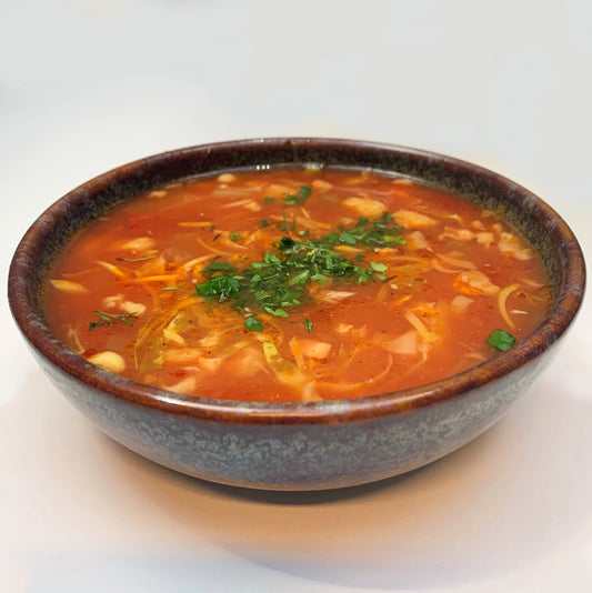 Minestronesuppe 1 liter, incl. baguetttes (nok til 2 personer)